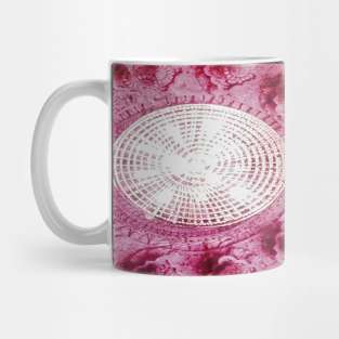 Pink laced cloth Mug